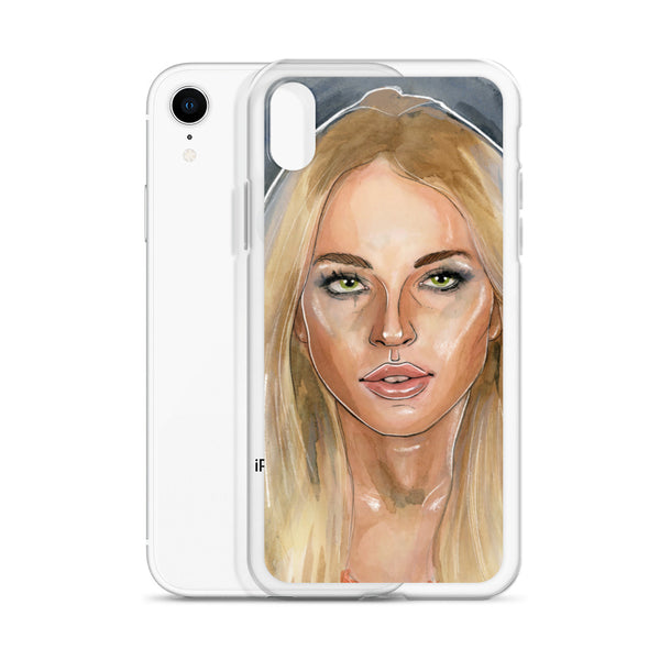 Lindsay Lohan Mugshot 2 iPhone Case