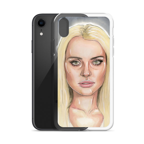 Lindsay Lohan Mugshot 5 iPhone Case