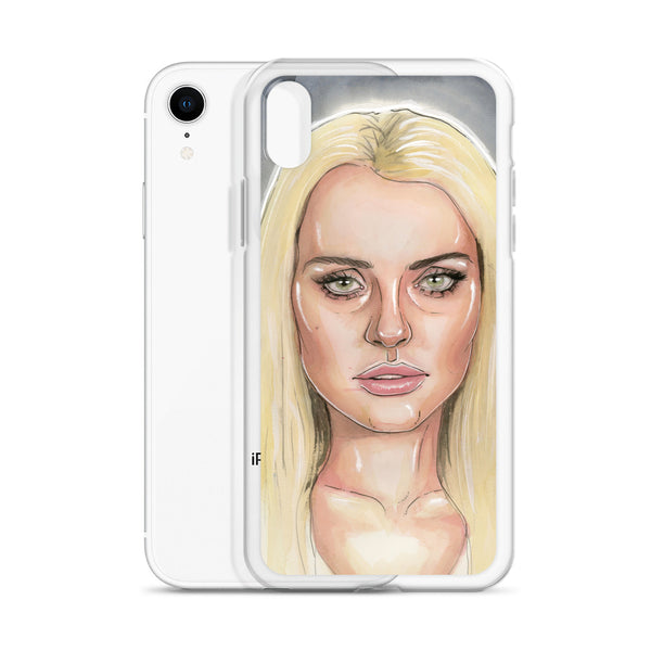 Lindsay Lohan Mugshot 5 iPhone Case