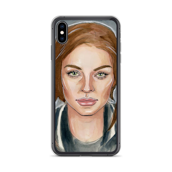 Lindsay Lohan Mugshot 6 iPhone Case