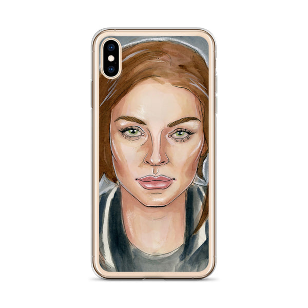 Lindsay Lohan Mugshot 6 iPhone Case