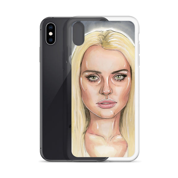 Lindsay Lohan Mugshot 5 iPhone Case