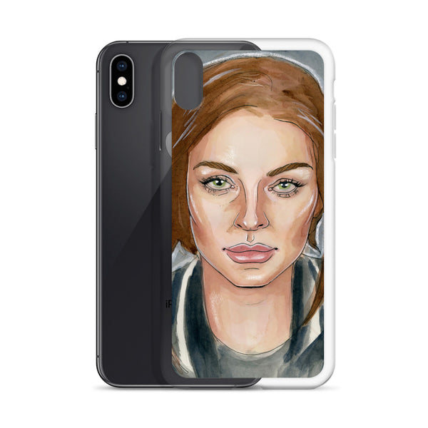 Lindsay Lohan Mugshot 6 iPhone Case