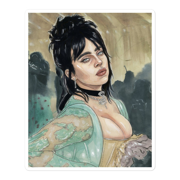 BILLIE MET GALA - Die Cut Stickers