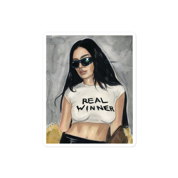 REAL WINNER - Diecut Stickers